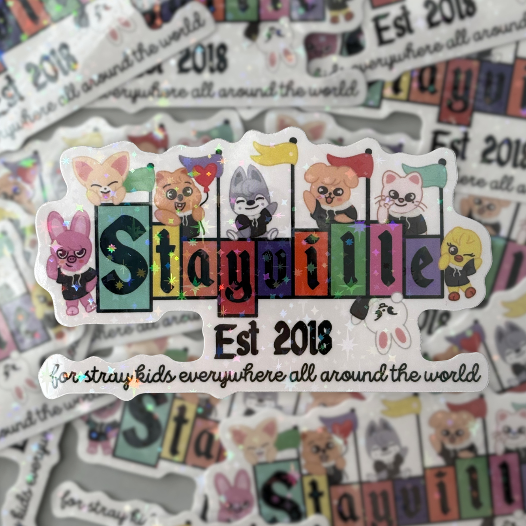 Stray Kids SKZOO Stayville Holographic Sticker