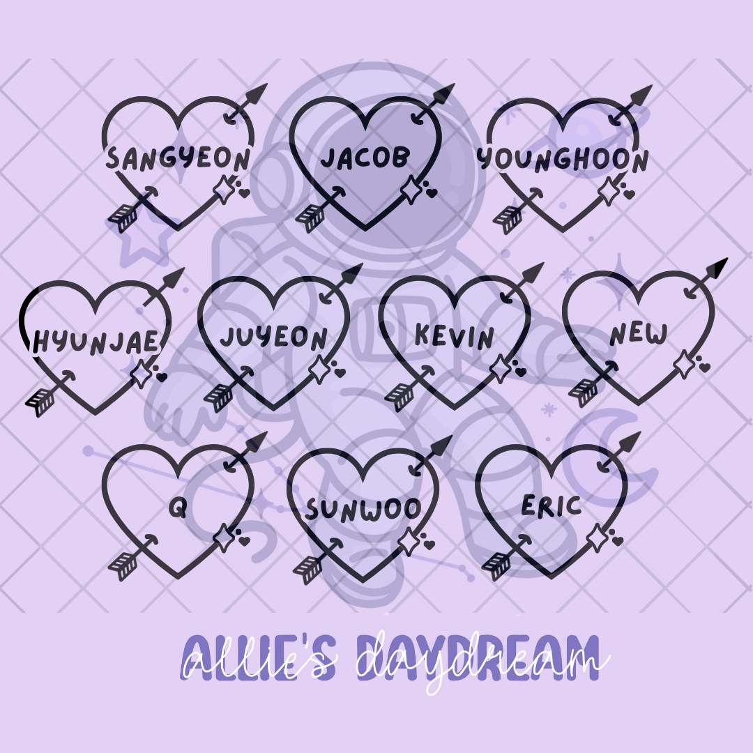 The Boyz Lightstick Member Decal