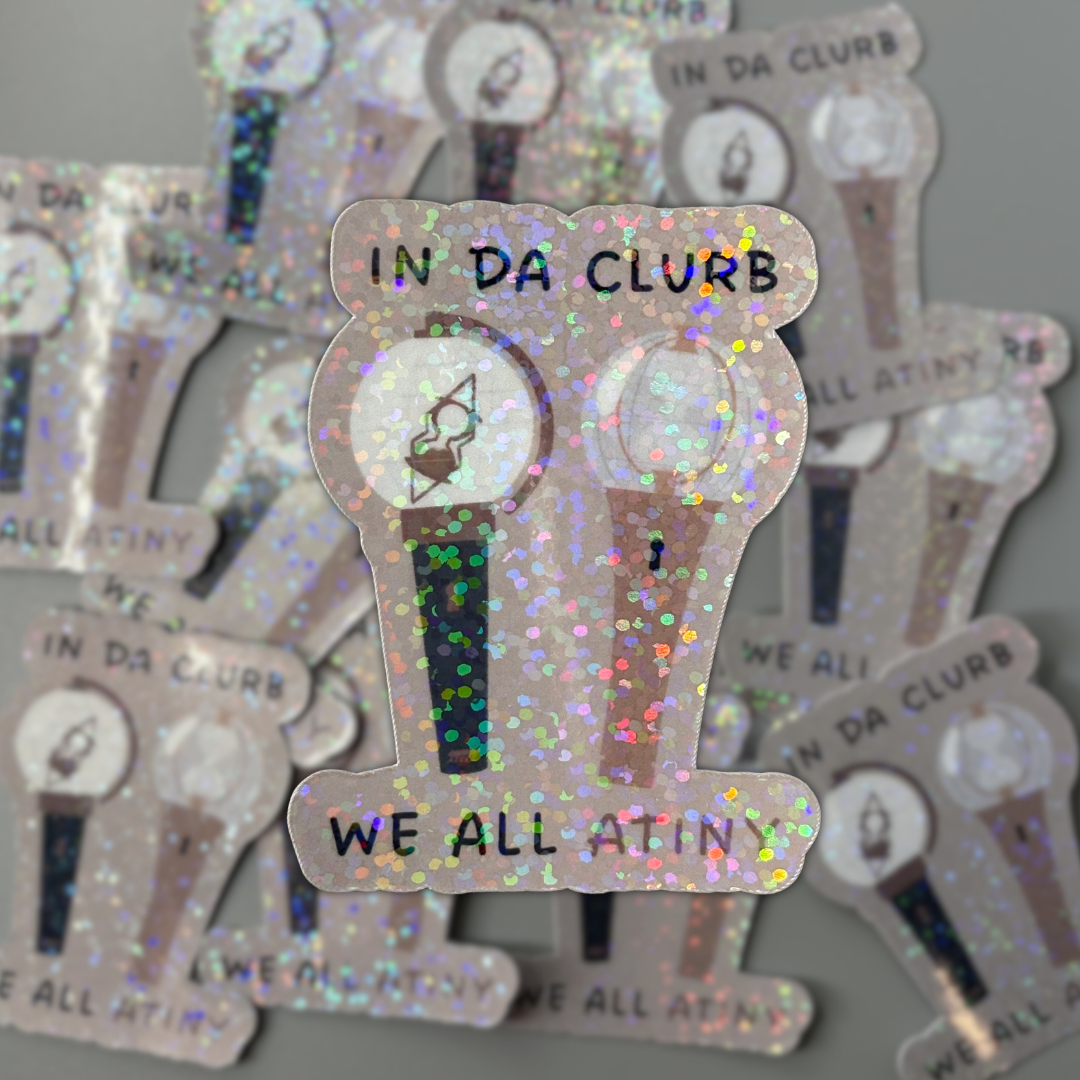 Ateez ‘In Da Clurb We All Atiny’ Lightstick Sticker