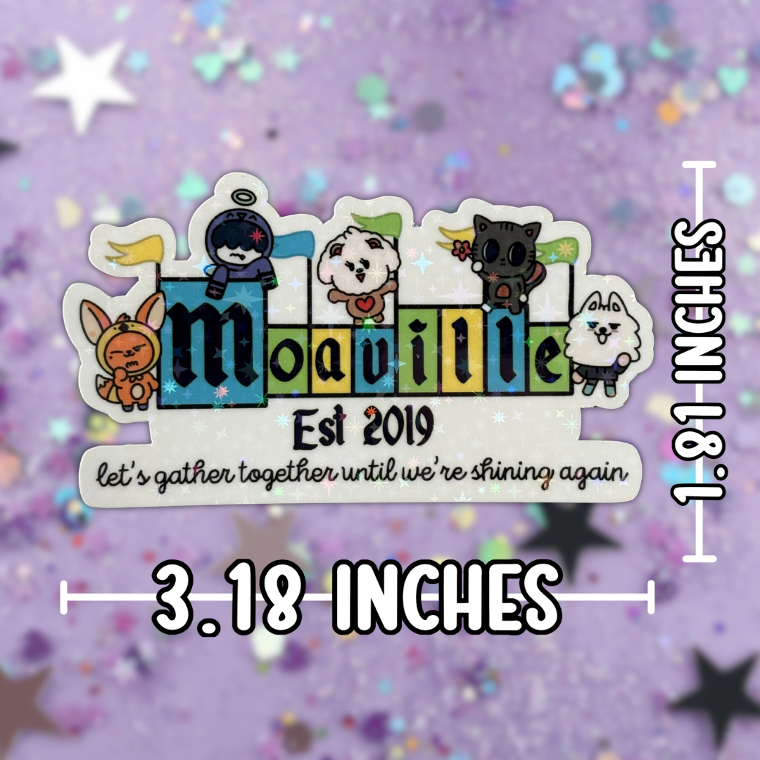 TXT Ppulbatu Moaville Fandom Holographic Sticker