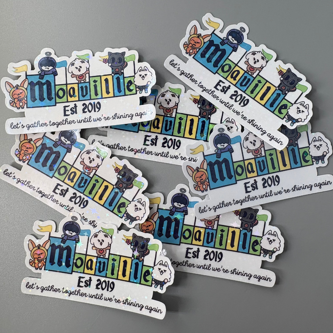 TXT Ppulbatu Moaville Fandom Holographic Sticker
