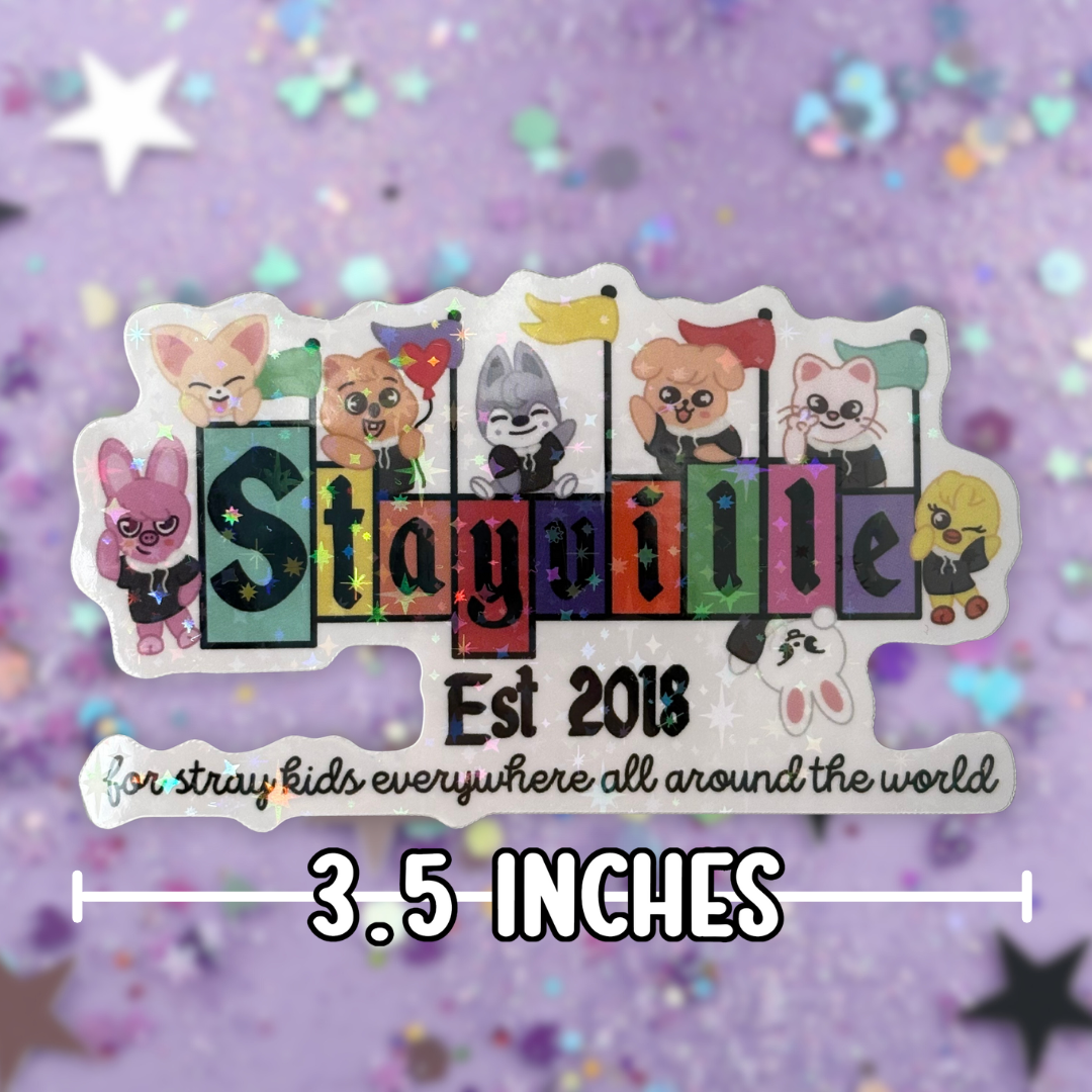 Stray Kids SKZOO Stayville Holographic Sticker