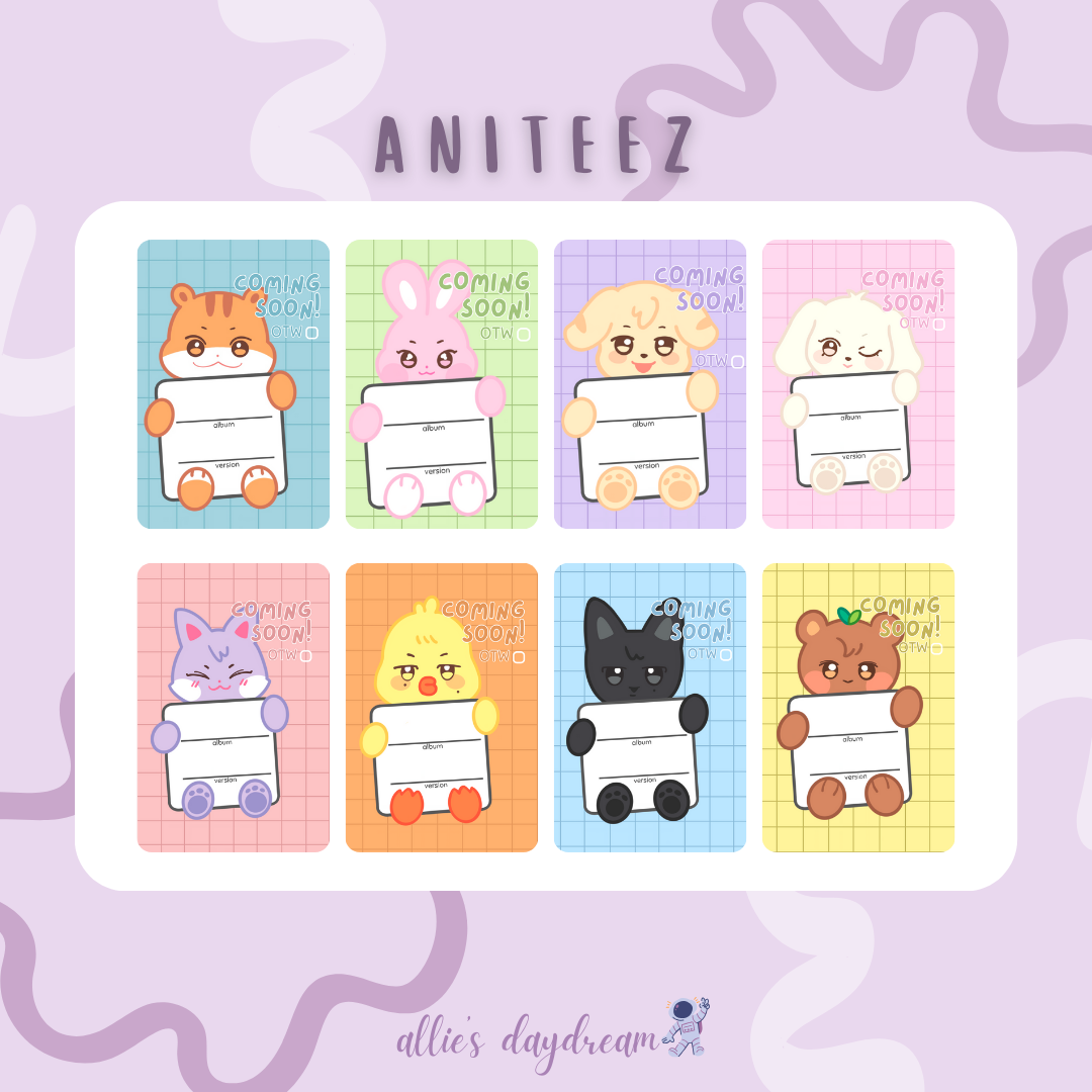 Aniteez Missing Photocard Placehold Card (Digital File)