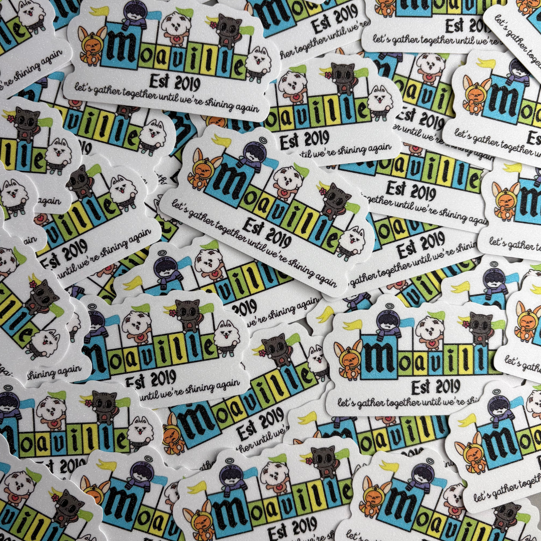 TXT Ppulbatu Moaville Fandom Holographic Sticker