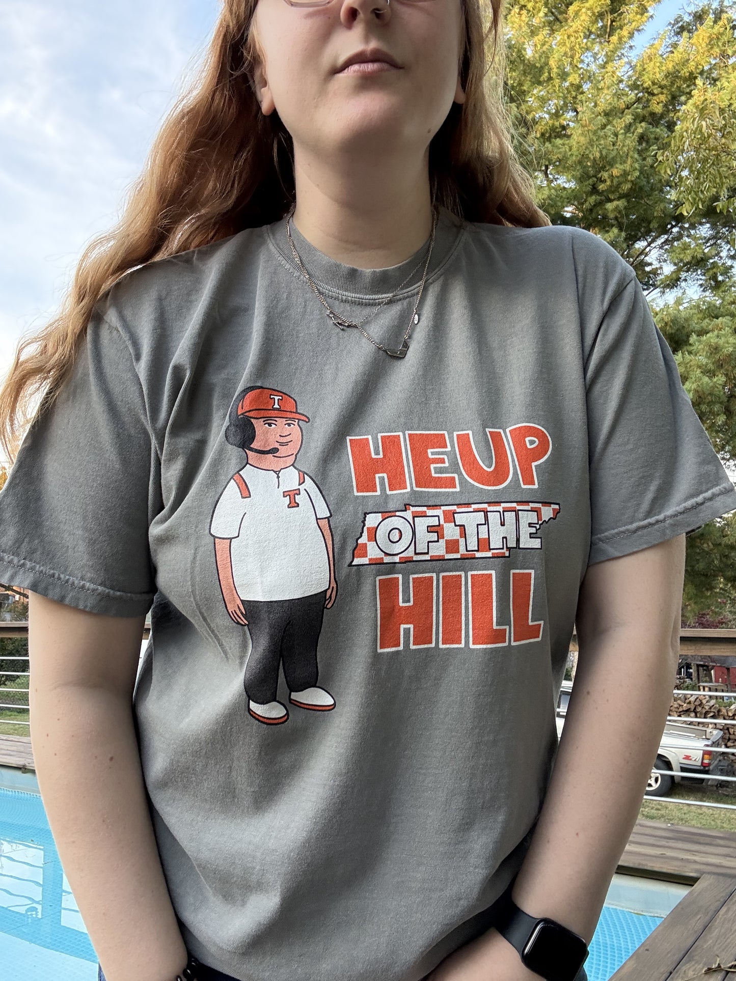 Tennessee Volunteers Football Coach Parody Cartoon Gildan T-Shirt