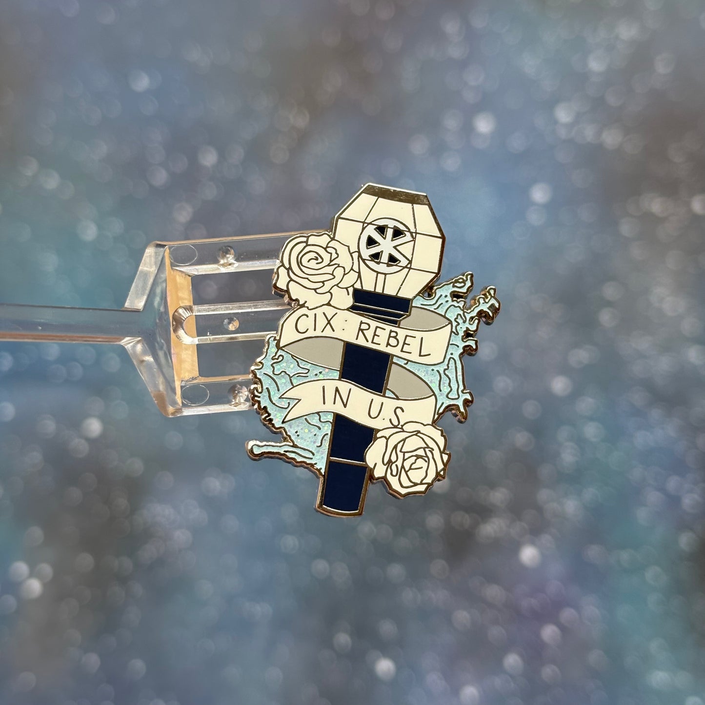 CIX Rebel First Tour in US Enamel Pin