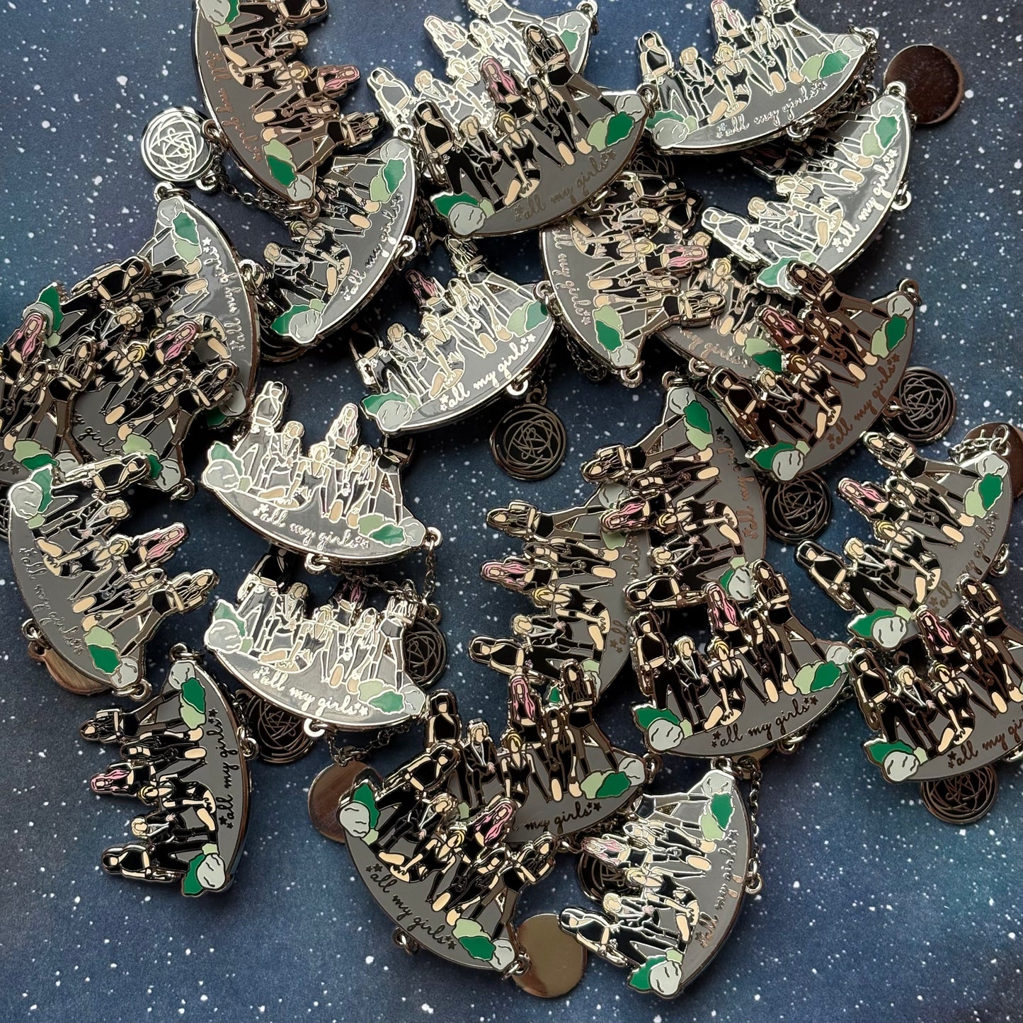 Everglow All My Girls Tour Enamel Pin