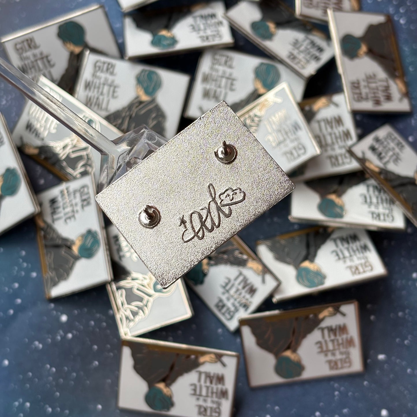 P1Harmony Keeho "Girl This is a White Wall" Enamel Pin