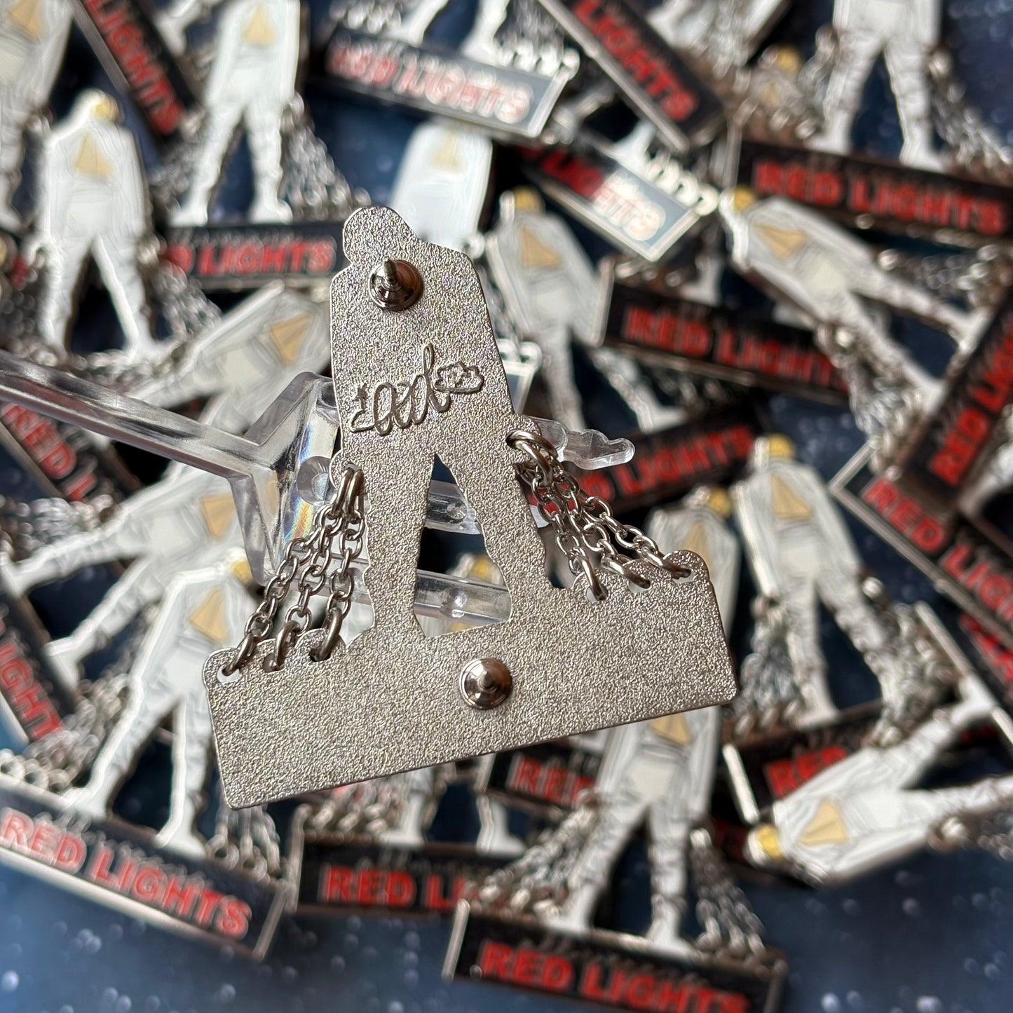 Stray Kids Bangchan Red Lights Enamel Pin