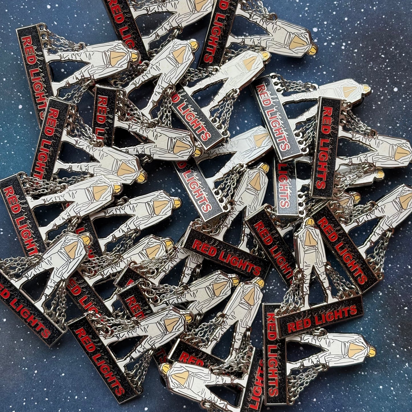 Stray Kids Bangchan Red Lights Enamel Pin