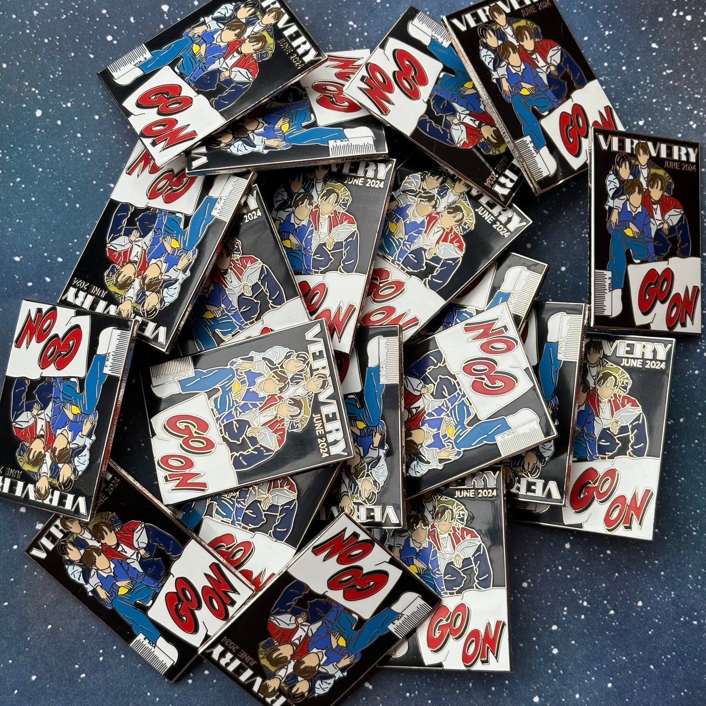 VeriVery Go On Fanmeet Tour Enamel Pin