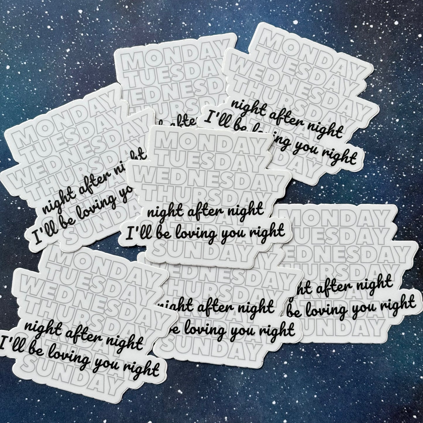 BTS Jungkook Seven Lyrics Sticker
