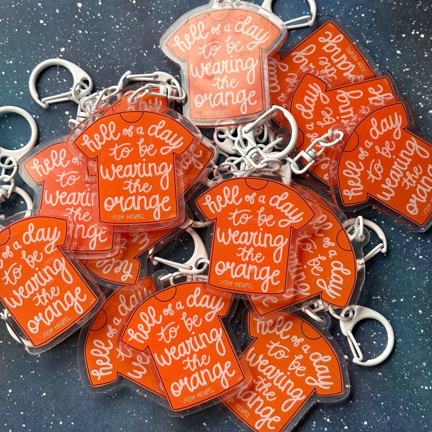 Tennessee Vols Football Josh Huepel Quote Keychain