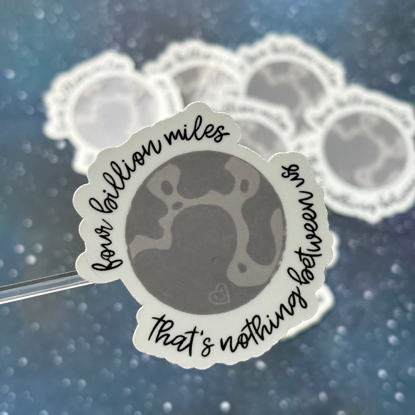 Xdinary Heroes Pluto Lyric Sticker