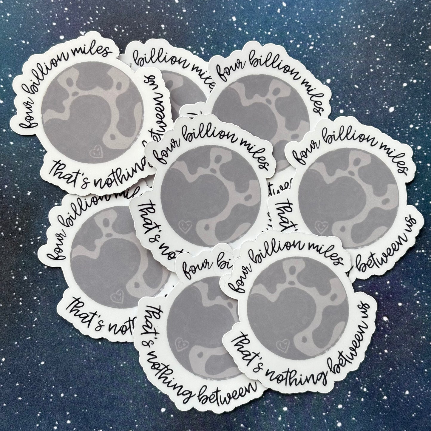 Xdinary Heroes Pluto Lyric Sticker
