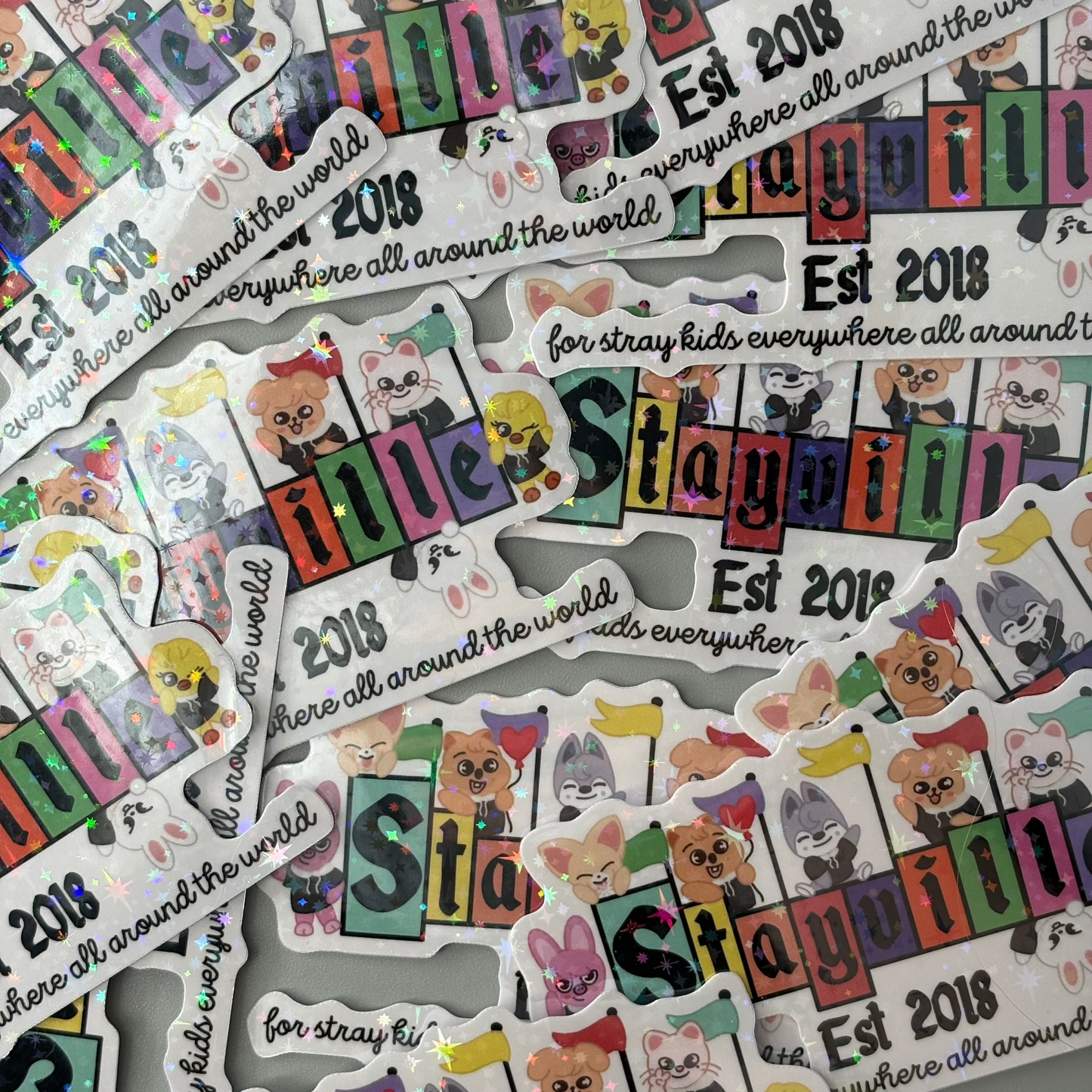 Stray Kids SKZOO Stayville Holographic Sticker