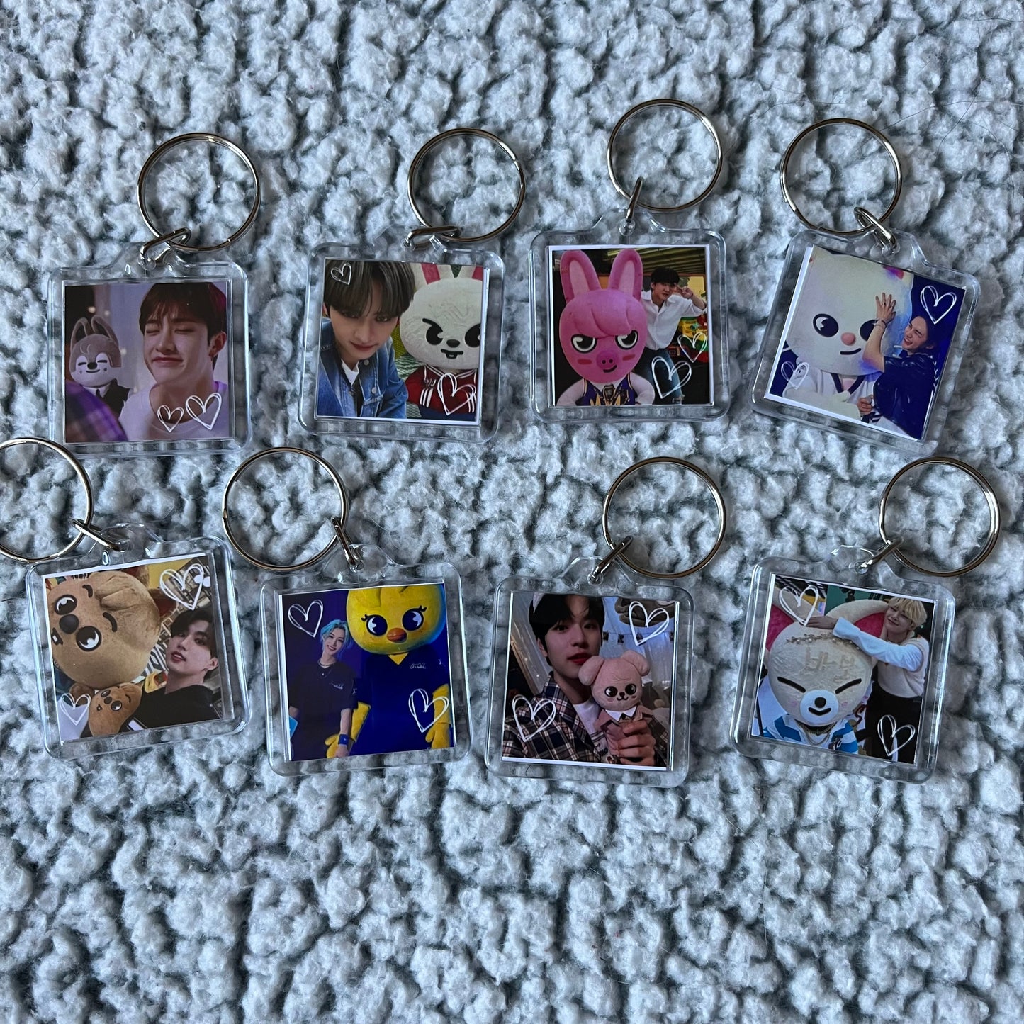 Stray Kids SKZOO Square Keychain