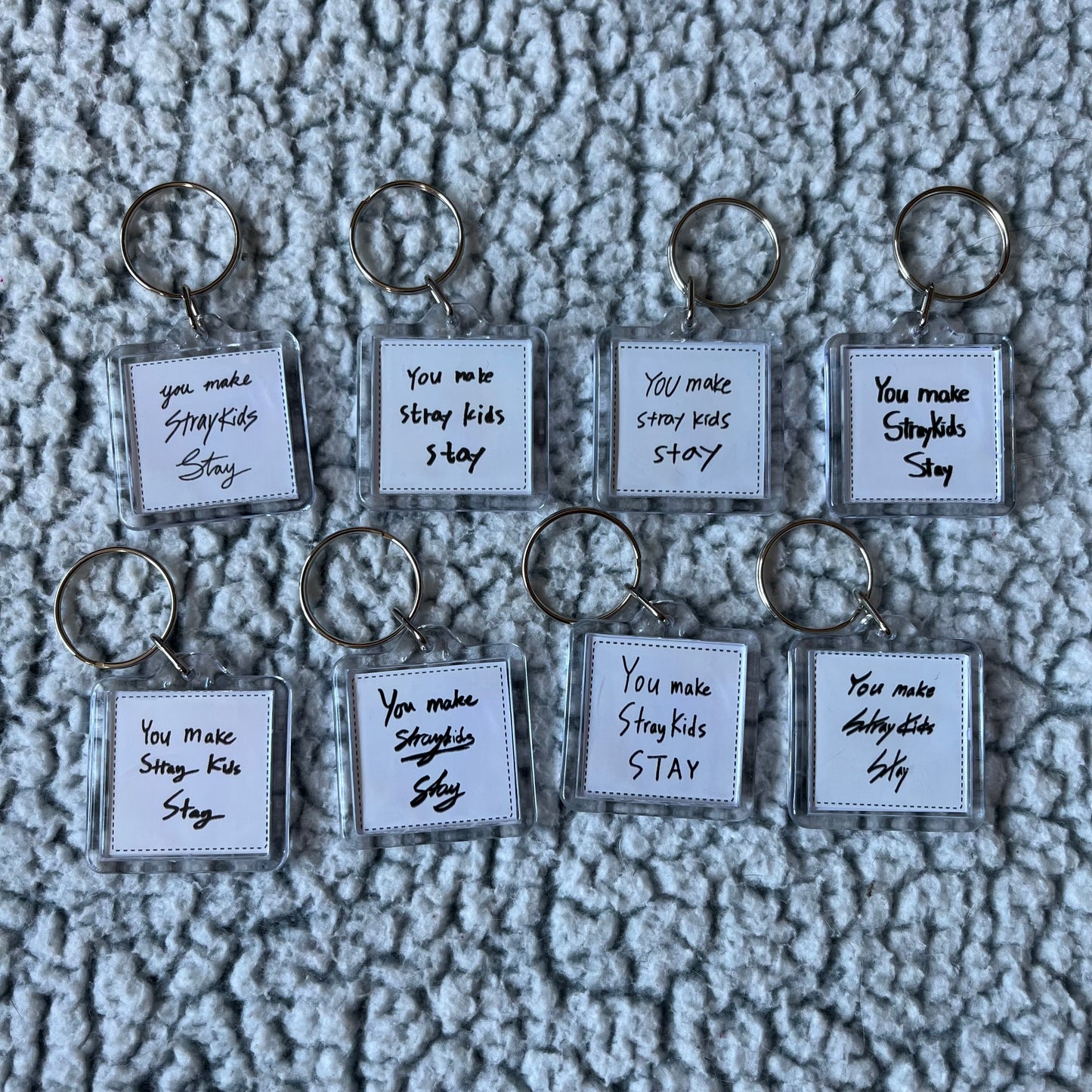 Stray Kids SKZOO Square Keychain