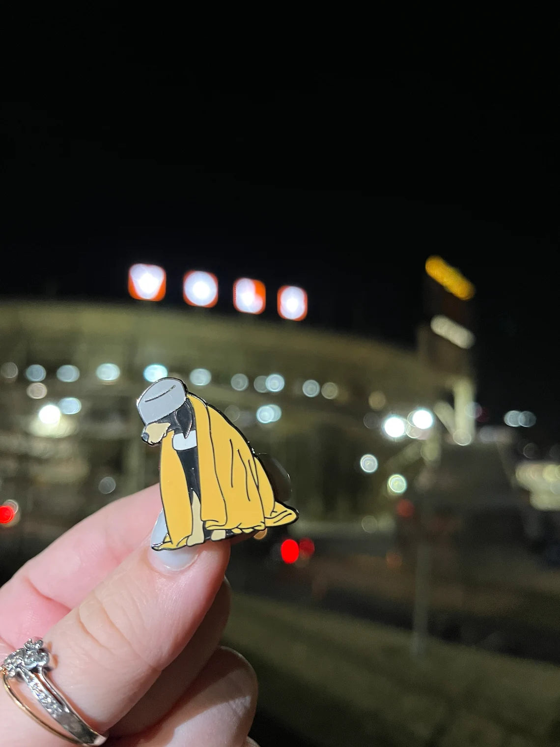 Tennessee Volunteers Smokey X Blanket Enamel Pin