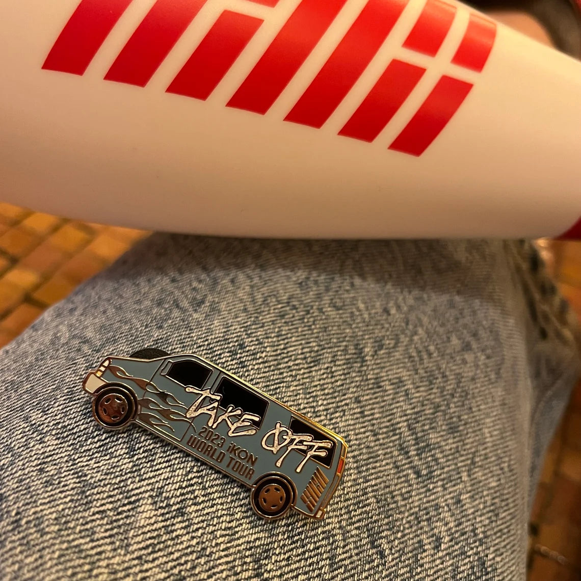 iKon Take Off Tour Enamel Pin