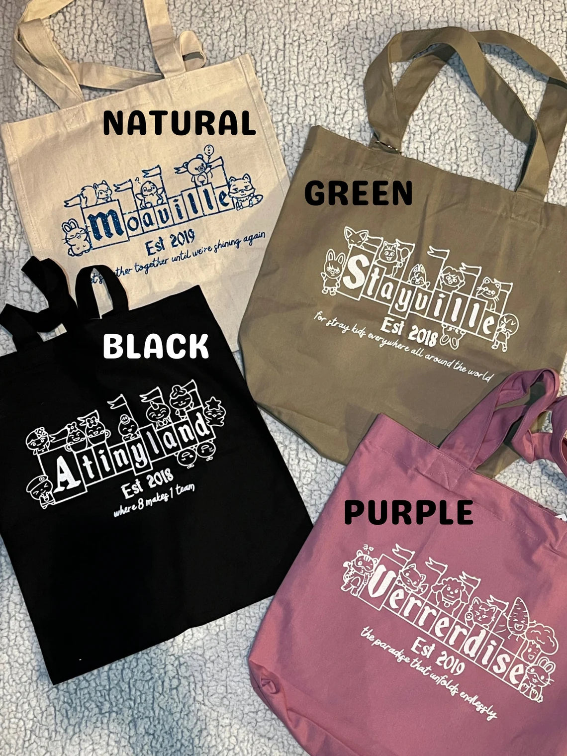 Stray Kids SKZOO Stayville Tote Bag