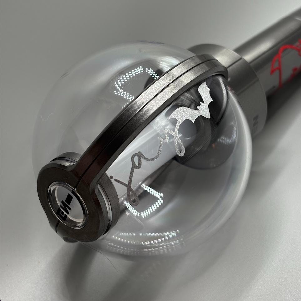 Enhypen Member Lightstick Engenebong Decal Script and Bat