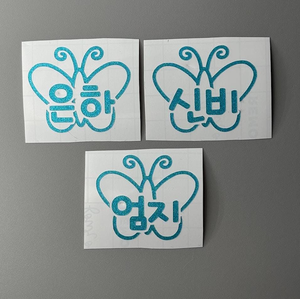 Viviz Kpop Lighstick Member Decal