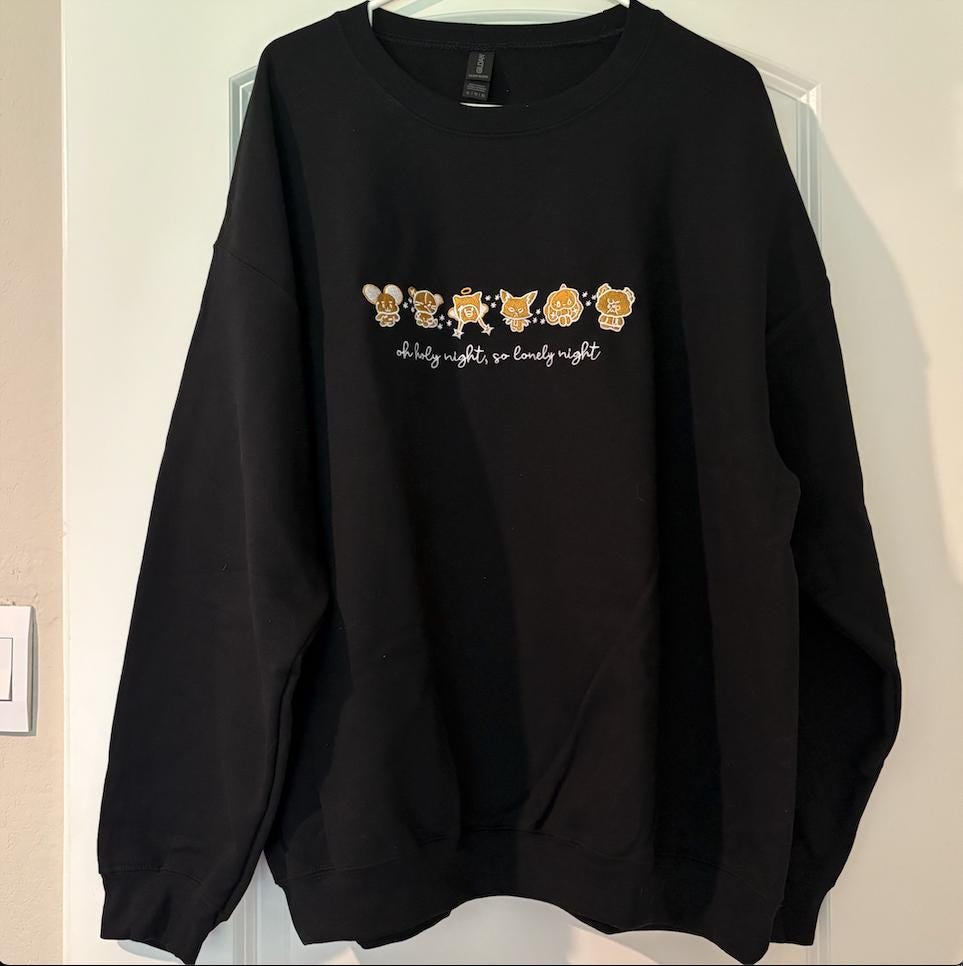 Xdinary Heroes Xdinary Monsters Gingerbread Winter X-Mas Lyrics Kpop Christmas Embroidered Sweatshirt