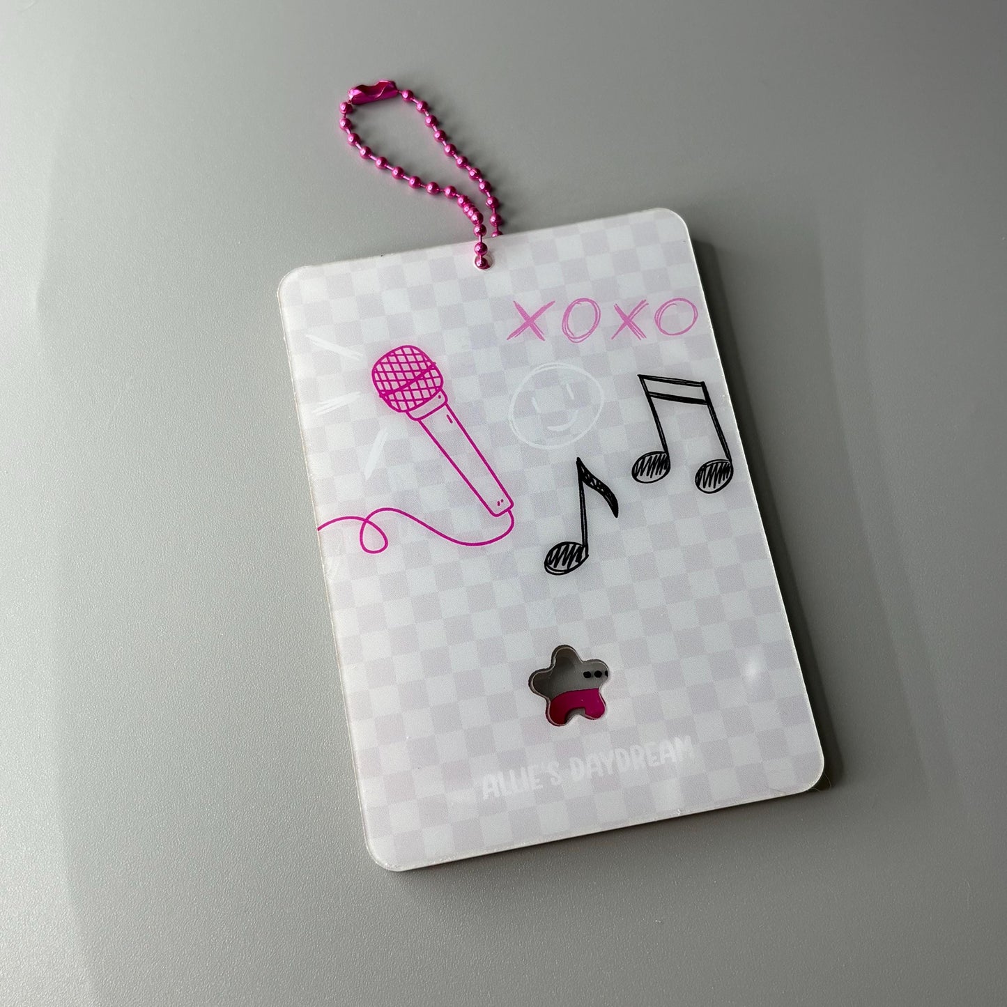 P1Harmony DUH Lyric Acrylic Photocard Holder