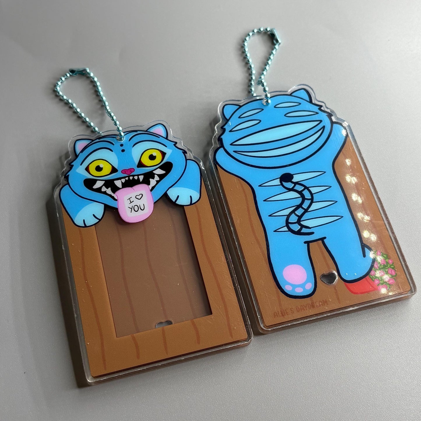 Kpop Demon Hunters Derpy Tiger Photo Frame Keychain