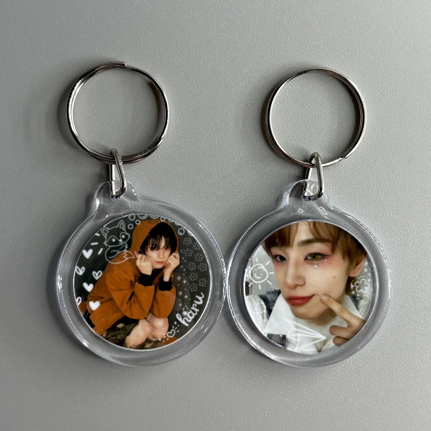 XLOV Member Double Sided Circle Keychain