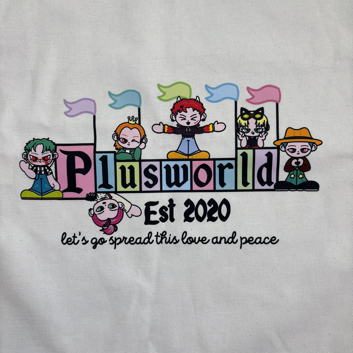 P1usworld P1H P1Harmony P1ece Fandom Sign Tote Bag