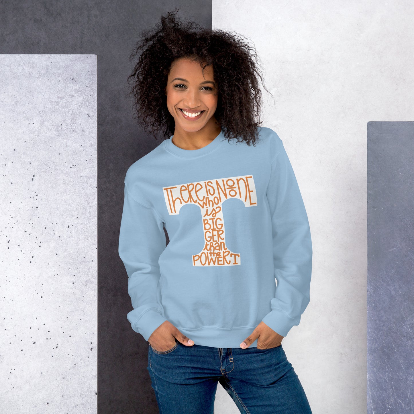 Tennessee Volunteers "There is no one who is bigger than the Power T" Power T Gildan Sweatshirt