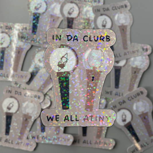 Ateez ‘In Da Clurb We All Atiny’ Lightstick Sticker