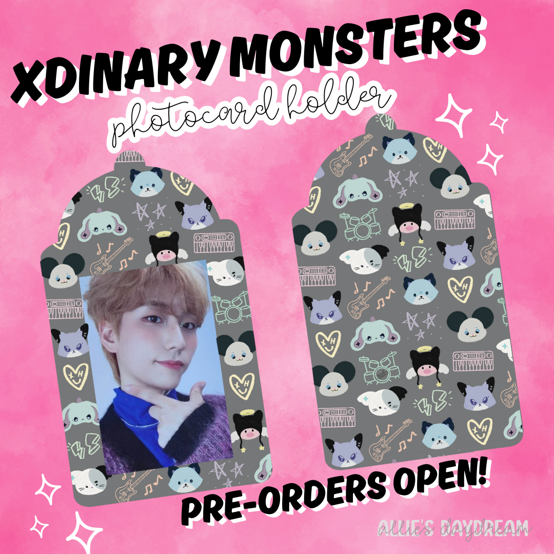 ** PRE-ORDER ** Xdinary Heroes Xdinary Monsters Patterned Photocard Holder