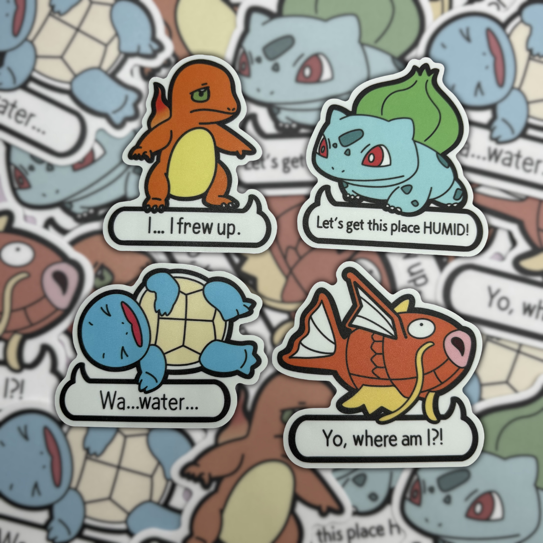 Pokemon Pokopia Meme Stickers