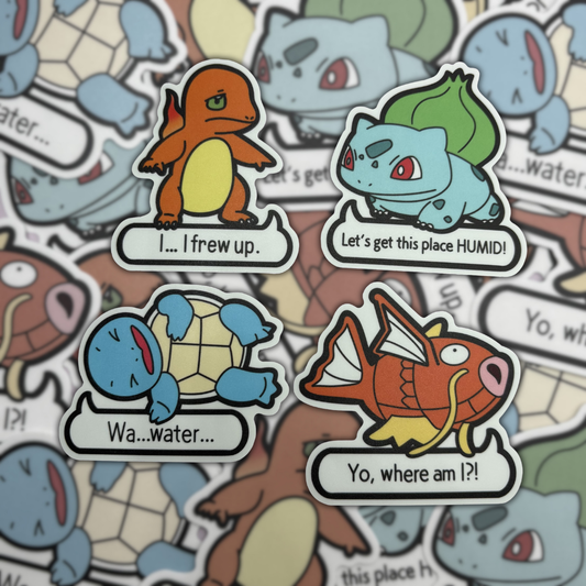 Pokemon Pokopia Meme Stickers