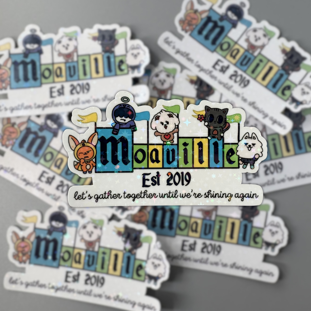 TXT Ppulbatu Moaville Fandom Holographic Sticker