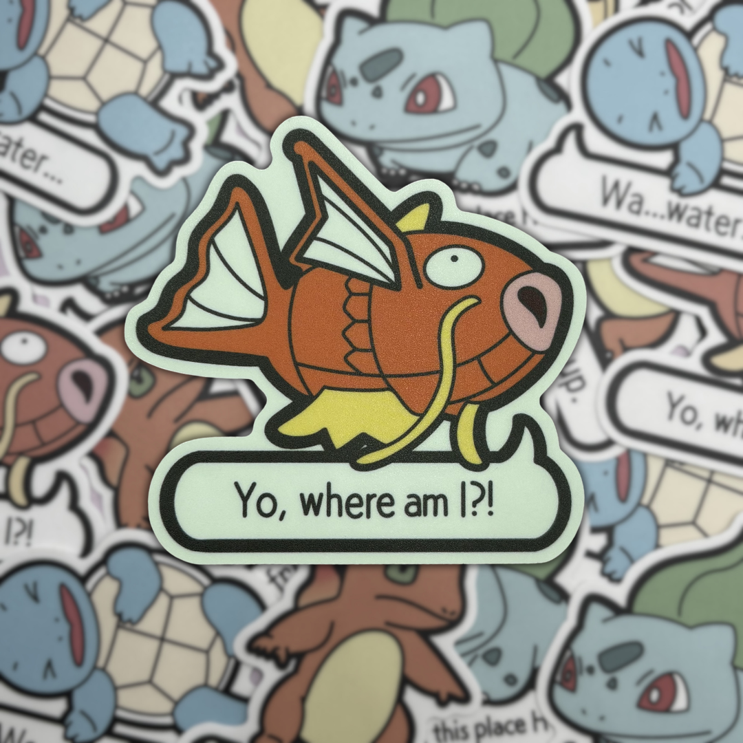 Pokemon Pokopia Meme Stickers
