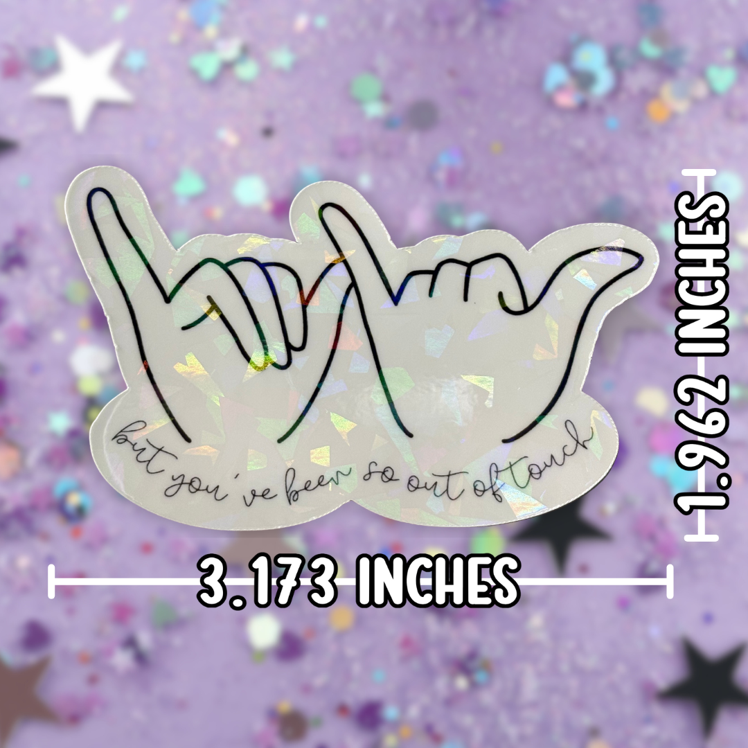 Katseye Touch Holographic Sticker