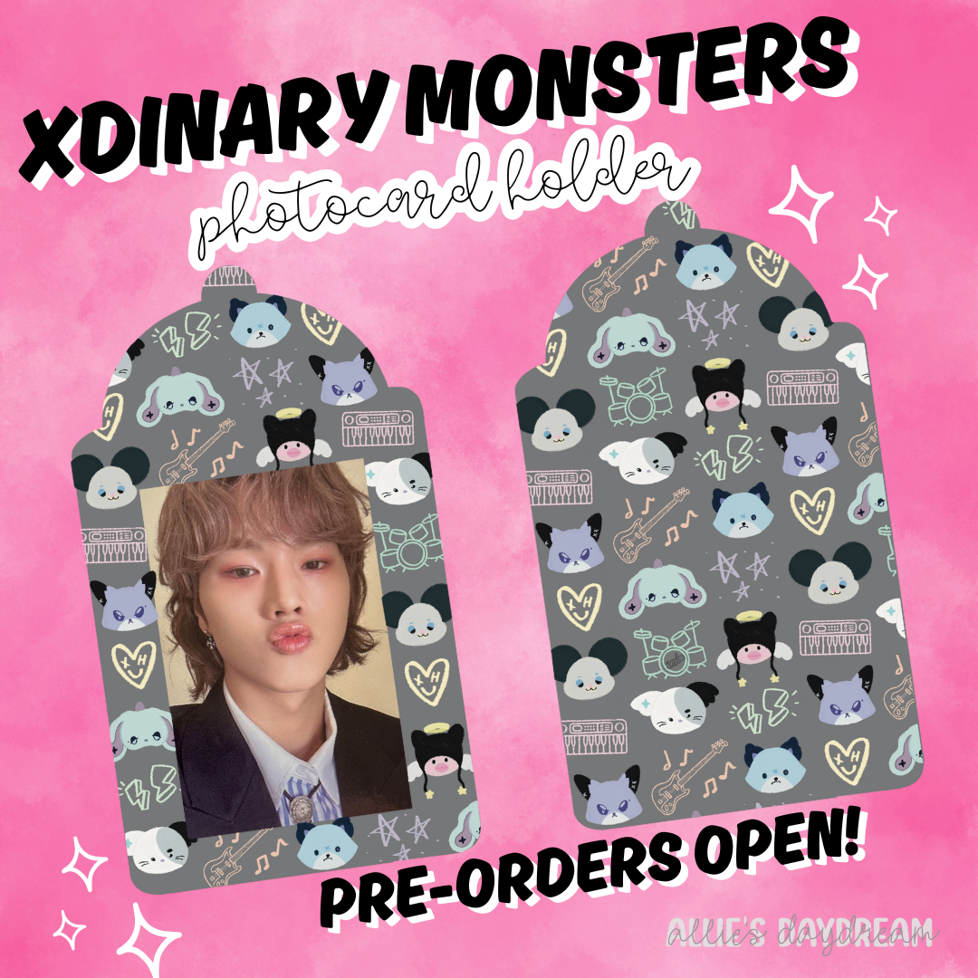 ** PRE-ORDER ** Xdinary Heroes Xdinary Monsters Patterned Photocard Holder