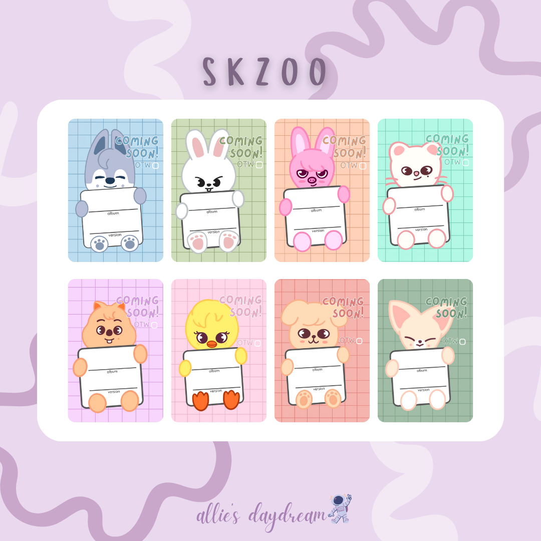 SKZOO Missing Photocard Placehold Card (Digital File)