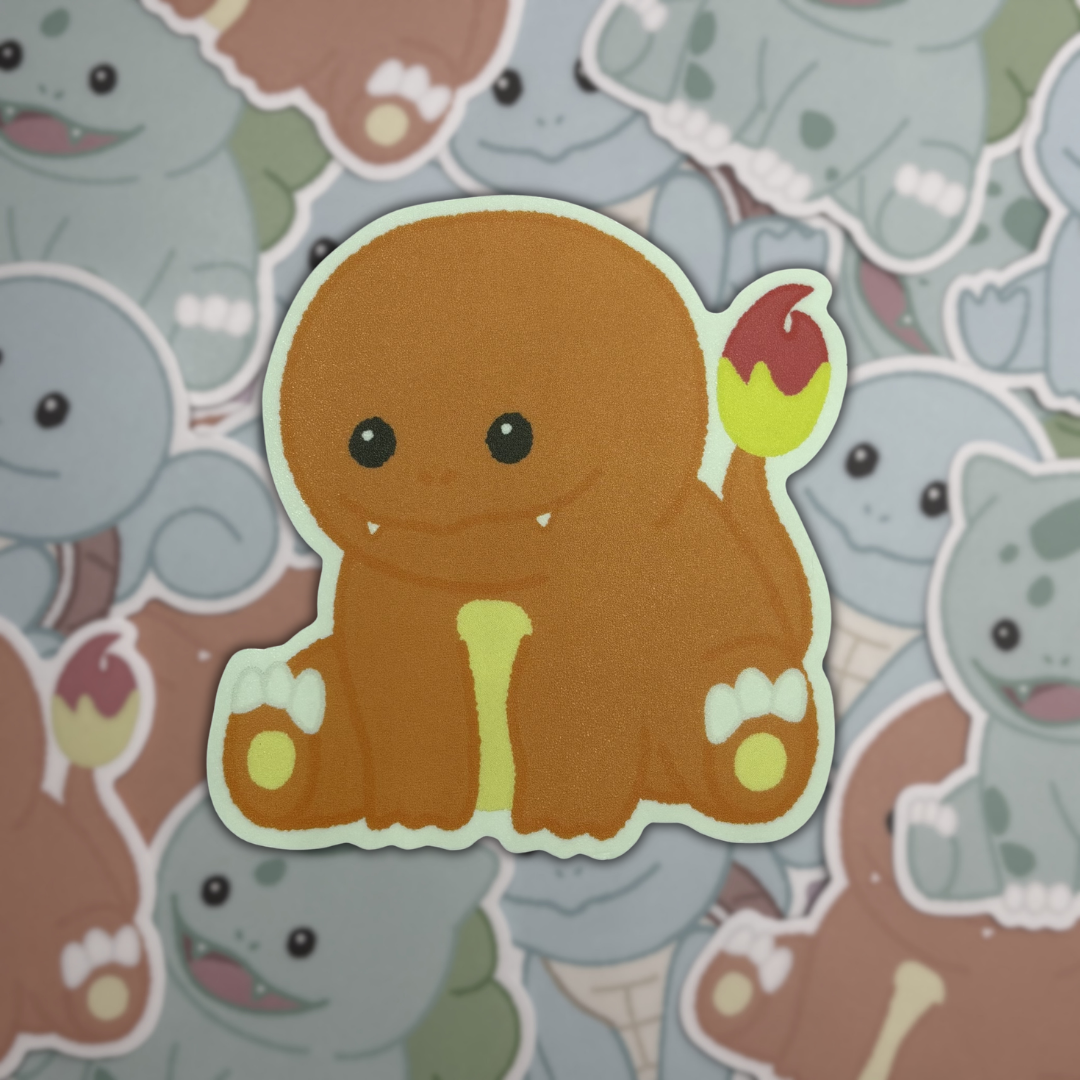 Pokemon Original Starters Cuties Stickers