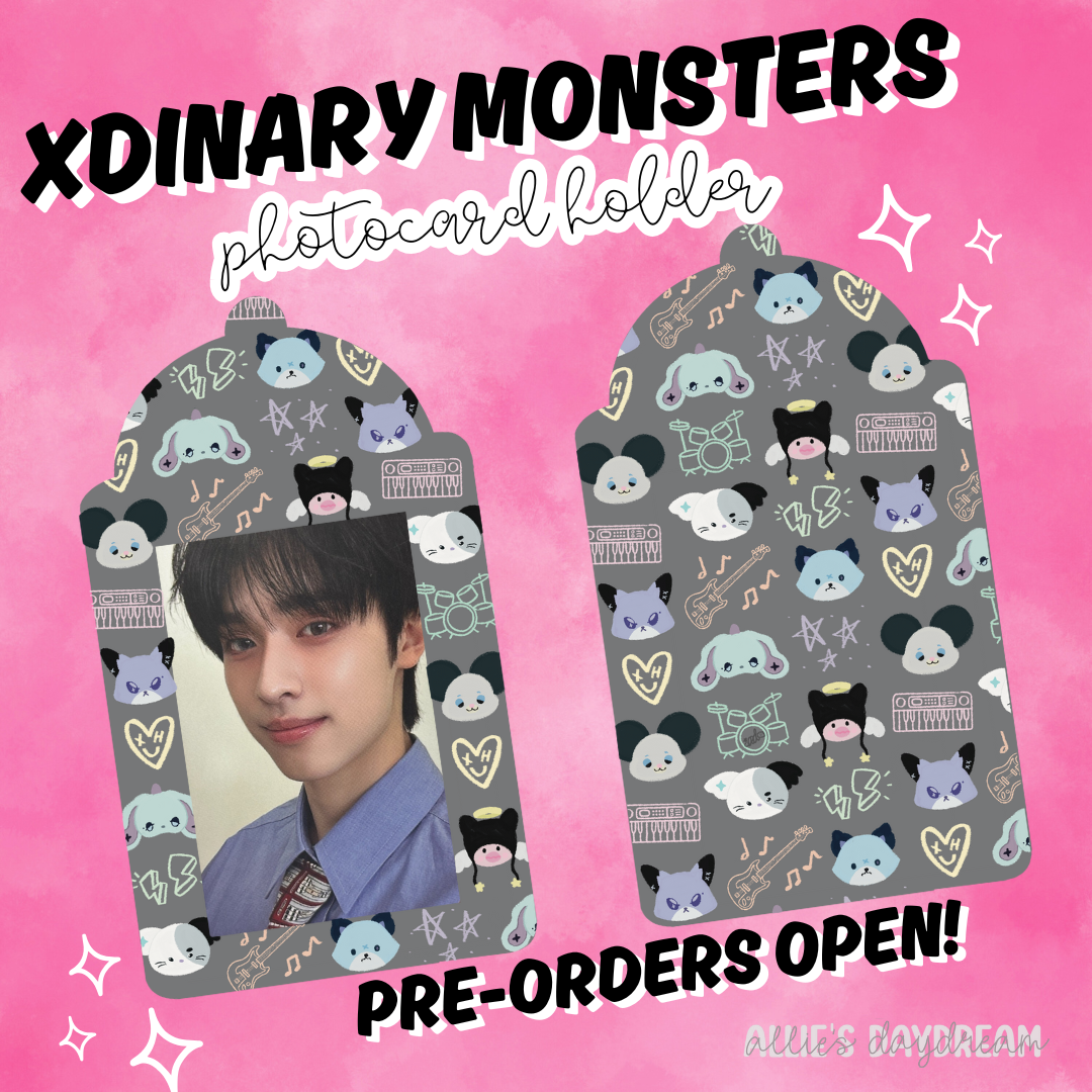 ** PRE-ORDER ** Xdinary Heroes Xdinary Monsters Patterned Photocard Holder