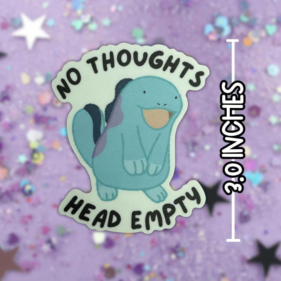 Pokemon Quagsire Head Empty Meme Sticker