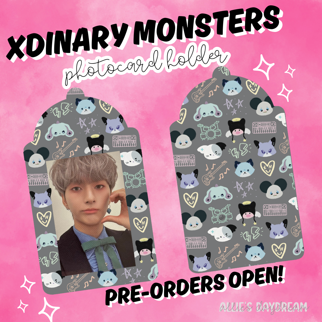 ** PRE-ORDER ** Xdinary Heroes Xdinary Monsters Patterned Photocard Holder