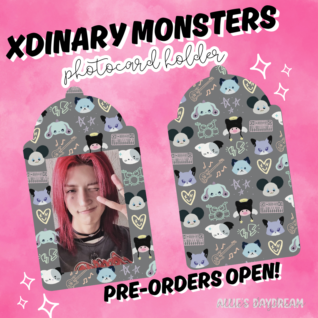 ** PRE-ORDER ** Xdinary Heroes Xdinary Monsters Patterned Photocard Holder