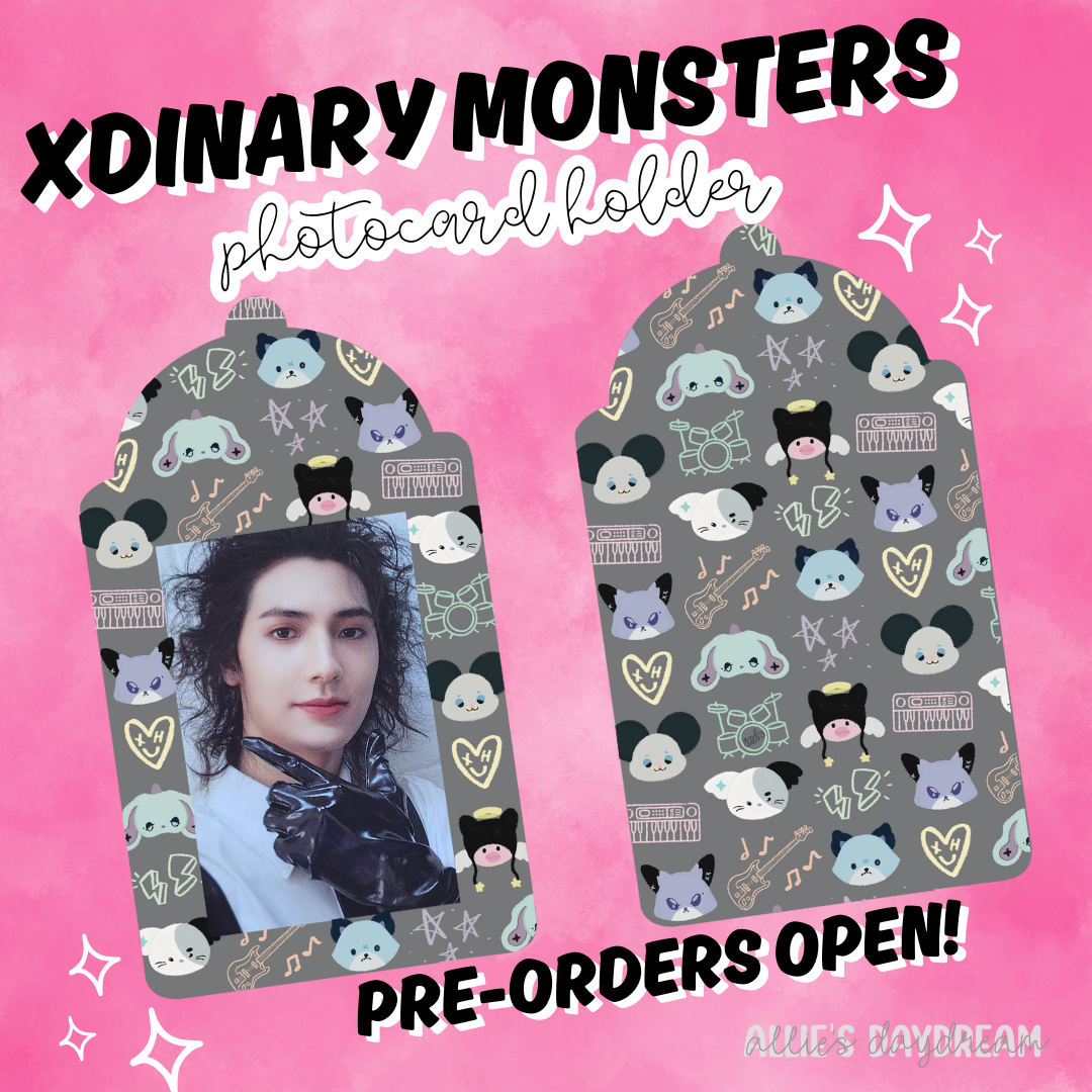 ** PRE-ORDER ** Xdinary Heroes Xdinary Monsters Patterned Photocard Holder
