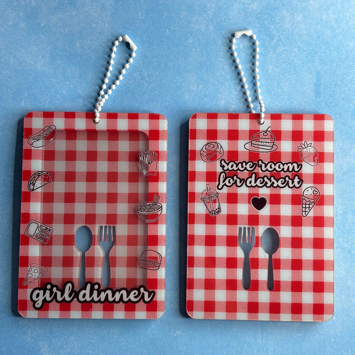 Girl Dinner Acrylic Photocard Holder