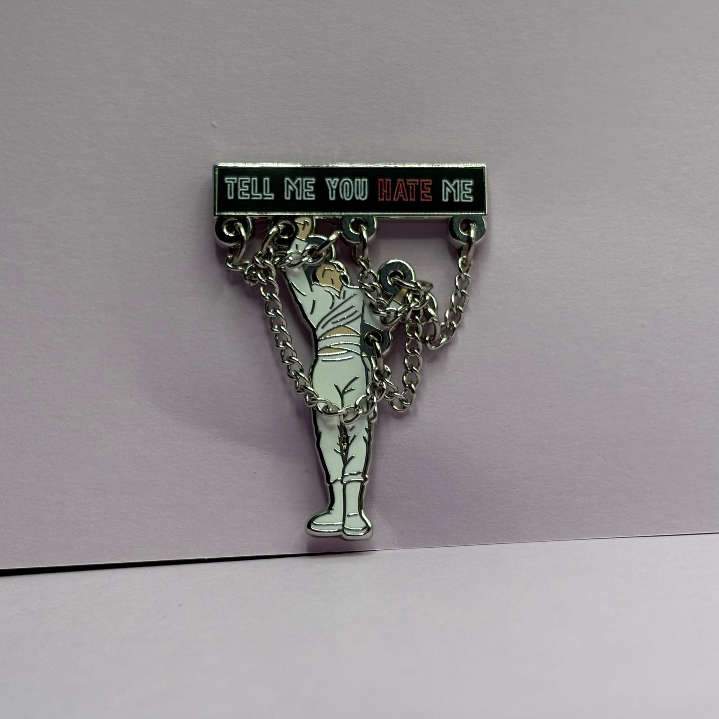 Stray Kids Bangchan and Hyunjin Red Lights Enamel Pins